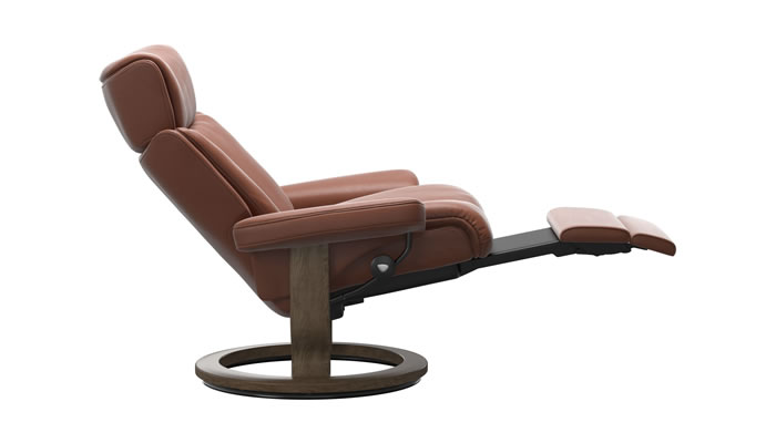 Stressless Magic Power Leg in Cori Copper Leather